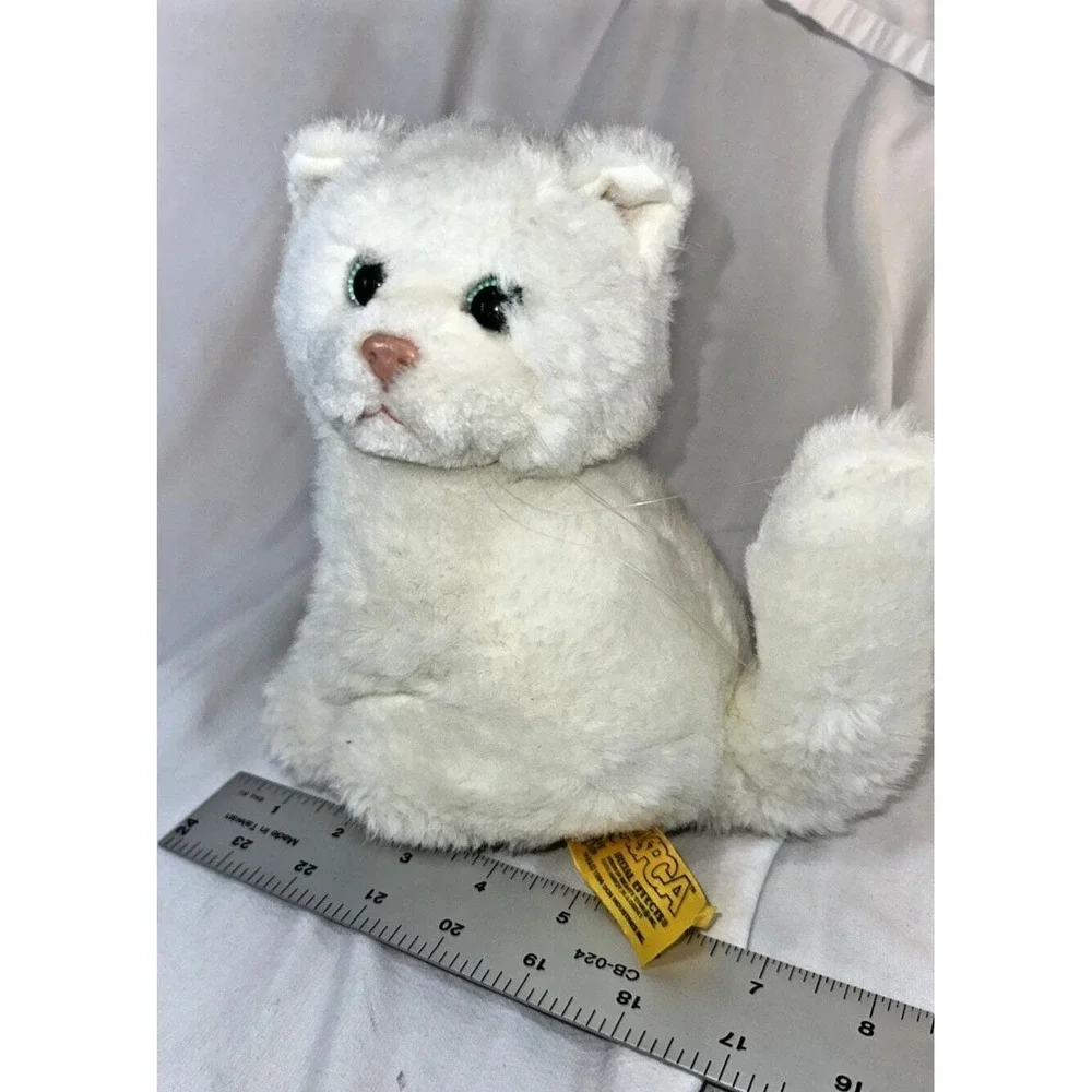 Vintage 1994 24K ASPCA Polar Puff Special Effects Plush Cat Vickie #2801 Clean!